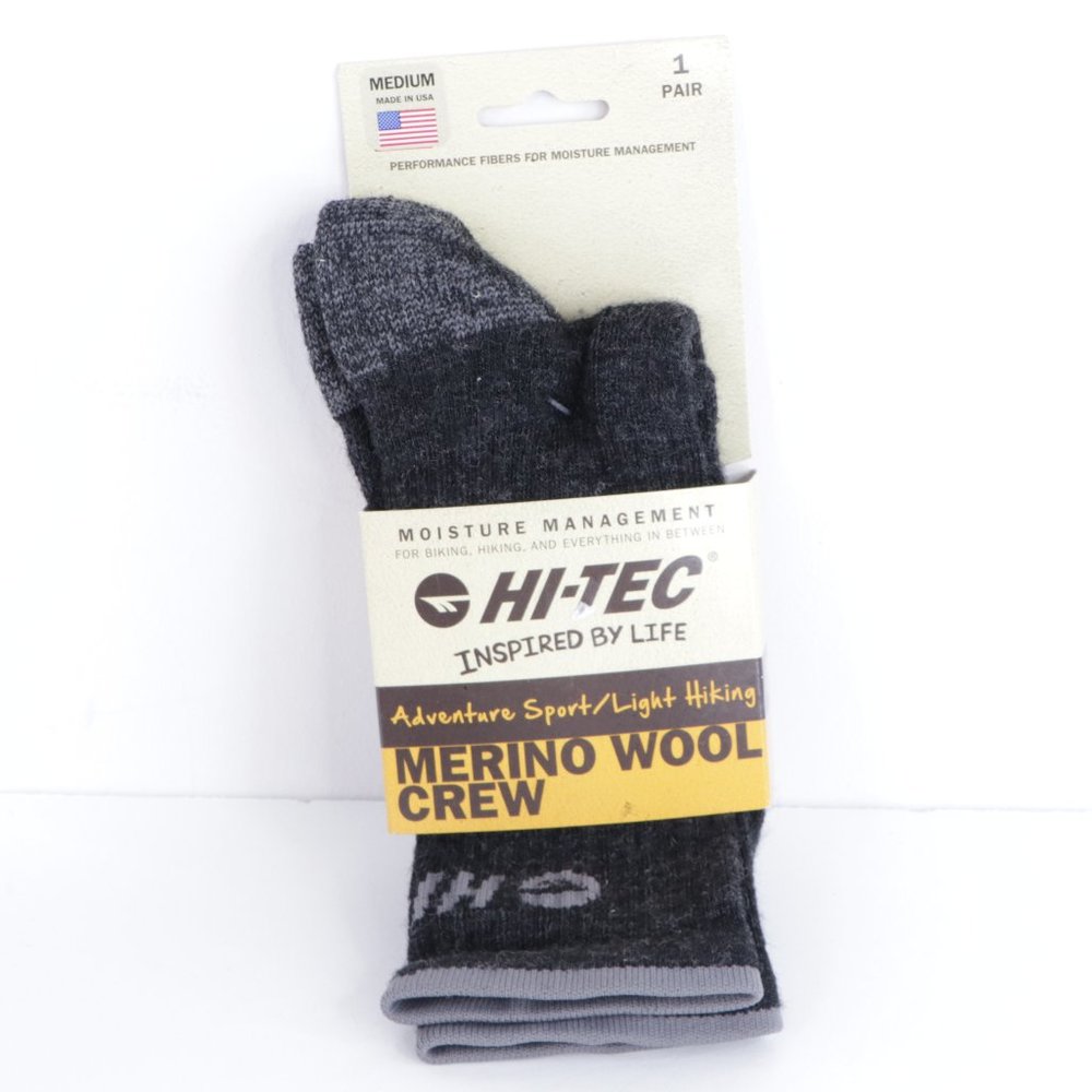 New Hi Tec Adventure Sport Hiking Wool Crew Socks